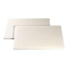 Grocier kunststof snijplank glad 40x25x2 cm wit Productfoto