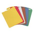 CaterChef plastic cutting boards with groove 45x30x1.5 cm assorted set of 6 pcs. product photo