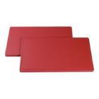 Grocier kunststof snijplank glad 40x25x2 cm rood Productfoto