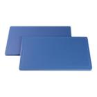 CaterChef plastic cutting board with groove 1/1GN 53x32.5x2 cm blue product photo