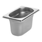 CaterChef stainless steel gastronorm container Heavy Duty 1/9 GN 17.6x10.8x10 cm 80 cl product photo