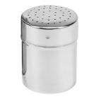 Stainless steel pepper/salt shaker ø 6x8 cm silver product photo