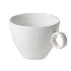 Maastricht Porselein cappuccinokop Bart 23 cl off white Productfoto