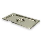 Prepara RVS deksel met greep tbv gastronormbak 1/3 GN en lepeluitsparing Productfoto