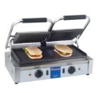 Hendi RVS contactgrill dubbel gegroefd 3600W Productfoto