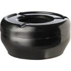Melamine ashtray ø 10 cm H 4 cm black product photo