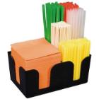 Plastic bar caddy 24x15x11 cm black product photo