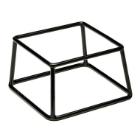 Metal/ PVC buffet stand Multi 18x18x10 cm black with anti slip coating product photo