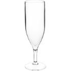 Reusable champagne glass PET‑G 170 ml BPA free transparent product photo