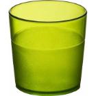 Reusable plastic frost glass PC 17 cl green product photo