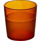 Reusable plastic frost glas PC 17 cl oranje Productfoto