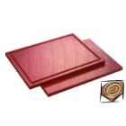 Plastic cutting board with groove 1/2GN 32.5x26.5x1.5 cm brown product photo