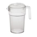 Cambro Polycarbonat-Krug mit Deckel 1L transparent Produktbild