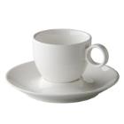 Coffeepoint porcelain coffe cup spherical ø 7.8 cm 15 cl white stackable product photo