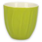 Porseleinen koffiekop zonder oor 18 cl groen stapelbaar Productfoto