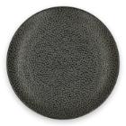 Q Authentic porcelain coupe plate Honeycomb ø 21 cm black product photo