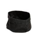 Papieren broodmand 18x18x15 cm zwart wasbaar Productfoto