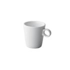 Porcelain coffee cup cappuccino conical Q Basic 22 cl white product photo