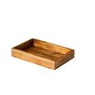 Houten presentatie tray 30x20x5 cm bruin Productfoto