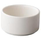 Q Performance porcelain sauce dish ø 6 cm 60 cc white stackable product photo