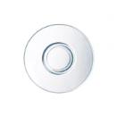 Glazen schotel ø 14 cm tbv theeglas Voluto transparant Productfoto