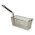 French fries basket 14.5x33.5x14.5 cm black handle RVS product photo