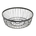 Wire basket round 20.3x7 cm black steel product photo