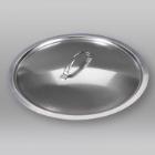 Stainless steel lid for cooking pan ø 28 cm product photo