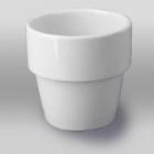 Grocier porseleinen melkbeker Nordika 17 cl wit HK Productfoto