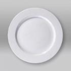 Porcelain plate UniQue ø 25 cm white product photo
