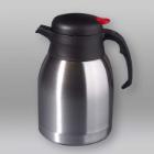 SS vacuum jug with print koffie 17x17x22.5 cm black product photo