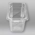 PC gastronorm insert container 1/4 GN 26.5x16.2x15 cm transparent product photo
