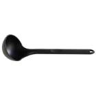 Plastic serving spoon 23 cm black product photo