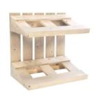 Wooden buffet display for two 1/1 GN crates product photo