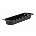 Cambro polycarbonate gastronorm insert container 2/4 GN 6.5 cm black product photo