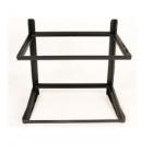 Metalen buffetdisplay met 2 niveaus zwart tbv 1/1 GN veilingkist (excl. kisten) Productfoto