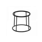 Stainless steel buffet stand ø 22/24x20 cm black product photo