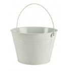 Metal bucket buffet ø 25x14.2 cm white product photo