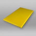Grocier kunststof snijplank glad 50x30x2 cm geel Productfoto