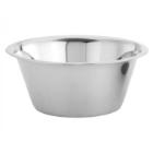 Stainless steel basin kitchen bowl with flat bottom ø 26 cm 2.5L silver product photo