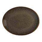 Bonna porseleinen bord Moove Ore Tierra ovaal 28x36 cm bruin Productfoto