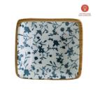 Bonna porcelain bowl Moove Calif square 8x8.5 cm blue/white product photo