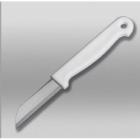 RVS keukenmes met kunststof greep wit Productfoto