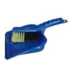 Kunststof stoffer en blik PP 32x22x11 cm blauw Productfoto