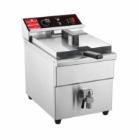 Stainless steel fryer 43.7x29x41.8 cm 8L product photo