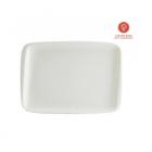 Bonna porseleinen bord Moove Iris rechthoekig 23x16 cm off white Productfoto