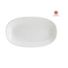 Bonna porseleinen bord Gourmet Iris ovaal 15x8.5 cm off white Productfoto