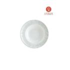 Bonna porcelain pasta plate Gourmet Iris ø 27 cm off white/olive green product photo