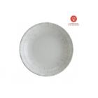 Bonna porseleinen coupe bord diep Gourmet Iris ø 20 cm 500 ml off white/olijfgrn Productfoto