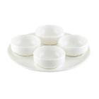 Bonna porcelain saucer Gourmet ø 18 cm off white product photo